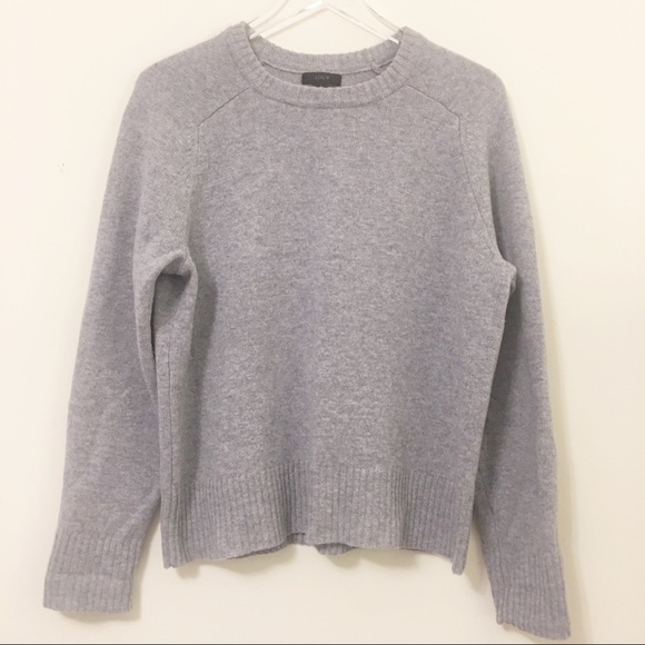 J. Crew Sweaters - J. Crew ‘Holly’ Wool Sweater, Gray Size Large